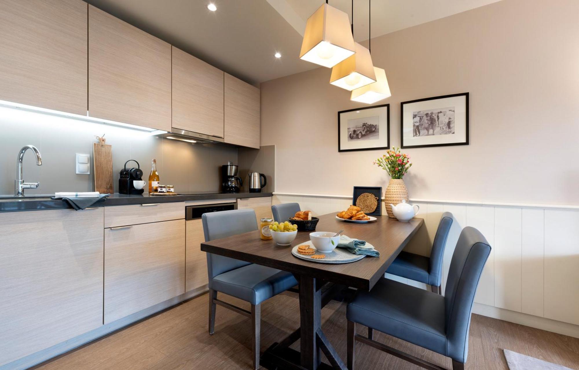 Residence Pierre & Vacances Premium Presqu'Ile De La Touques Deauville Exterior photo Kitchen
